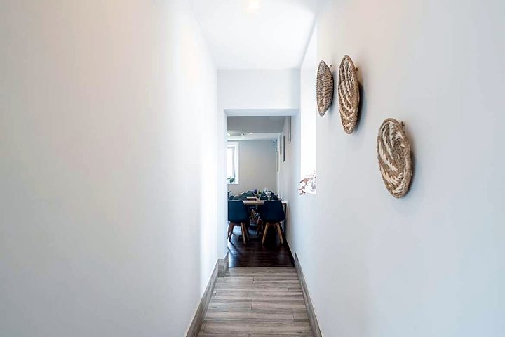 Pasillo de acceso a las habitaciones